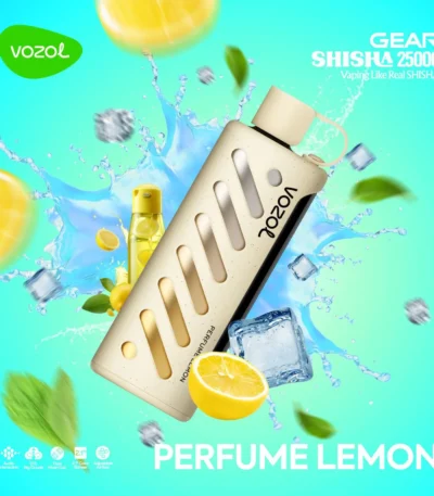 Vozol Gear Shisha 25000 Perfume Lemon